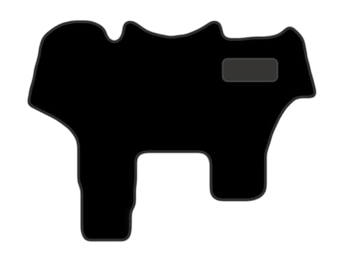 PCM - Tailored Tractor Mat - Compatible For Valtra N Series 2021 ON - | Anti Slip Tractor Mat, Fitted With Granulated Backing, Edged With Black Cloth Binding - 1Pc Only