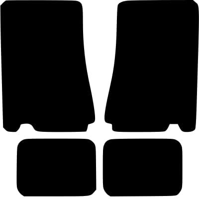 PCM- Car Floor Mats fits for Ford CAPRI MK2 from 1974-1978 - Tailored Car Mats - Car Floor Mat, with Anti Slip Backing - 4 pcs Floor Mat Set