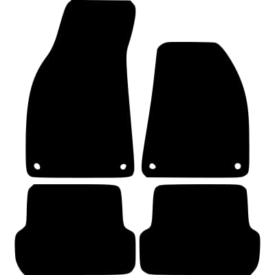 PCM- Car Floor Mats fits for Seat Exeo Estate from (2009-2023) - Tailored Car Mats - Car Floor Mat, with Anti Slip Backing - 4 pcs Floor Mat Set with 4 Clips
