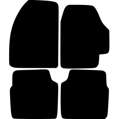 PCM- Car Floor Mats fits for NISSAN Primera from (2002-2008) - Black Premium Carpet - Tailored Car Mats - Car Floor Mat, with Anti Slip Backing - 4 pcs Floor Mat Set with 1 Clips