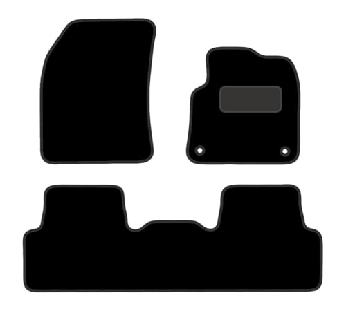 PRIME CAR MAT - Fits CITROEN C5 2019 On Aircross - Tailored Car Mats - Floor Mat, Fitted With Clips & Granulated Backing - EDGED WITH BLACK NYLON BINDING - 4 pcs Floor Mat Set