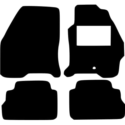 PCM- Car Floor Mats fits for Ford Cougar from 1998-2002 - Tailored Car Mats - Car Floor Mat, with Anti Slip Backing - 4 pcs Floor Mat Set with 1 Clips