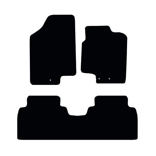 PCM- Car Floor Mats fits for Hyundai iX20 from 2011 ON - Tailored Car Mats - Car Floor Mat, with Anti Slip Backing - 3 pcs Floor Mat Set with 3 Clips
