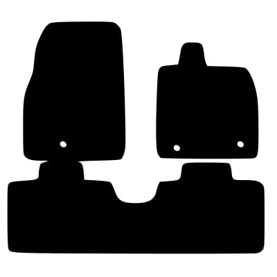 PCM- Car Floor Mats fits for Ford MUSTANG MACH-E from 2021 ON - Tailored Car Mats - Car Floor Mat, with Anti Slip Backing - 4 pcs Floor Mat Set with 3 Clips