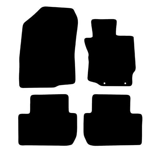PCM- Car Floor Mats fits for Mitsubishi Outlander MK3 from 2013 - Present - Tailored Car Mats - Car Floor Mat, with Anti Slip Backing - 4 pcs Floor Mat Set with 2 Clips