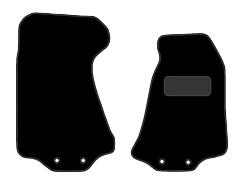 PRIME CAR MAT - ASTON MARTIN DB9 2004-2016 - Tailored Car Mats - Car Floor Mat, with Anti Slip Backing - 2 pcs Floor Mat Set with 4 Clips