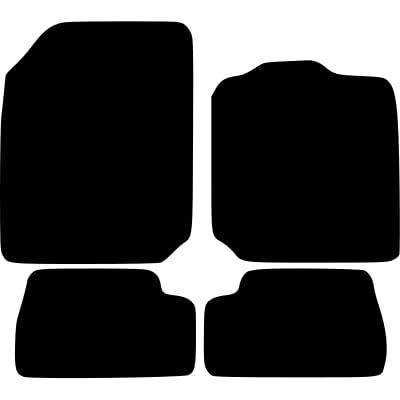 PCM- Car Floor Mats fits for NISSAN Micra 5 DR from (2003-2008) - Tailored Car Mats - Car Floor Mat, with Anti Slip Backing - 4 pcs Floor Mat Set