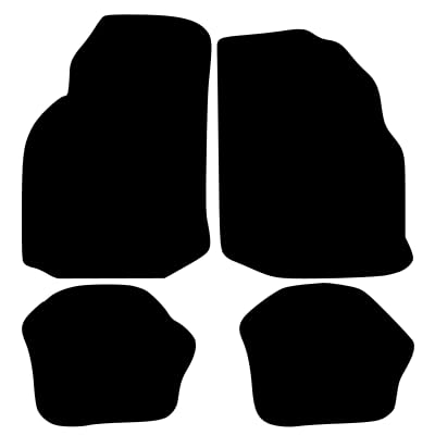 PCM- Car Floor Mats fits for Ford Puma from 1997-2002 - Tailored Car Mats - Car Floor Mat, with Anti Slip Backing - 4 pcs Floor Mat Set with 1 Clip