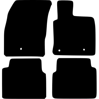 PCM- Car Floor Mats fits for Ford Kuga from 2020 ON - Tailored Car Mats - Car Floor Mat, with Anti Slip Backing - 3 pcs Floor Mat Set with 4 Clips