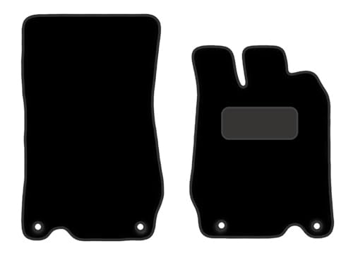 PCM- Car Floor Mats fits for MERCEDES SL Sprot from (2002-2011) - Tailored Car Mats - Car Floor Mat, with Anti Slip Backing - 2 pcs Floor Mat Set with 4 Clips