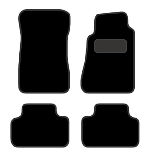 PCM - Car Floor Mats for Mercedes C Class Saloon (1993-2000) no CLIPS - Tailored Car Mats - Car Floor Mat, with Anti Slip Backing - 4 pcs Floor Mat Set