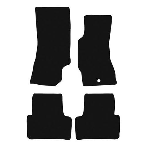 PCM- Car Floor Mats fits for Ford Escort Cosworth from 1992-2004 - Tailored Car Mats - Car Floor Mat, with Anti Slip Backing - 4 pcs Floor Mat Set with 1 Clip