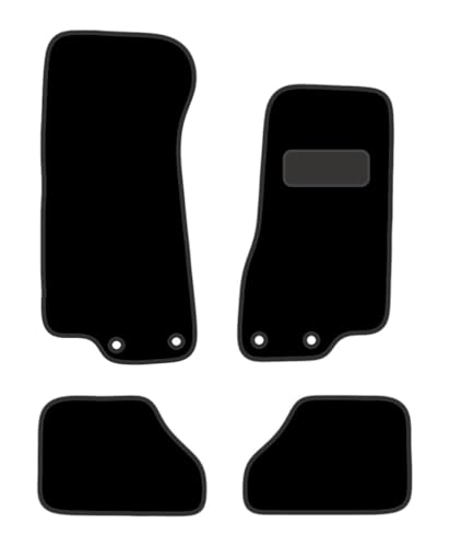PRIME CAR MAT - Fits Aston Martin DB7 V12 1994-2004 - Tailored Car Mats - Car Floor Mat, with Anti Slip Backing - 4 pcs Floor Mat Set with 4 Clips