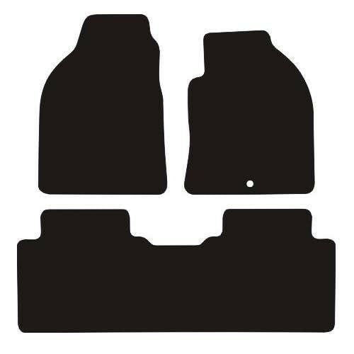 PCM- Car Floor Mats fits for Hyundai Matrix from 2001-2010 - Tailored Car Mats - Car Floor Mat, with Anti Slip Backing - 3 pcs Floor Mat Set with 1 Clip