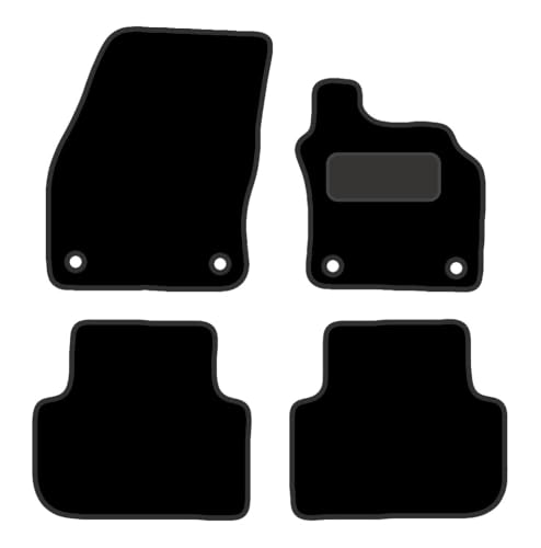 PRIME CAR MAT - Fits Audi Q3 2018-Onwards - Tailored Car Mats - Floor Mat, EDGED WITH BLACK NYLON BINDING - 4 pcs Floor Mat Set