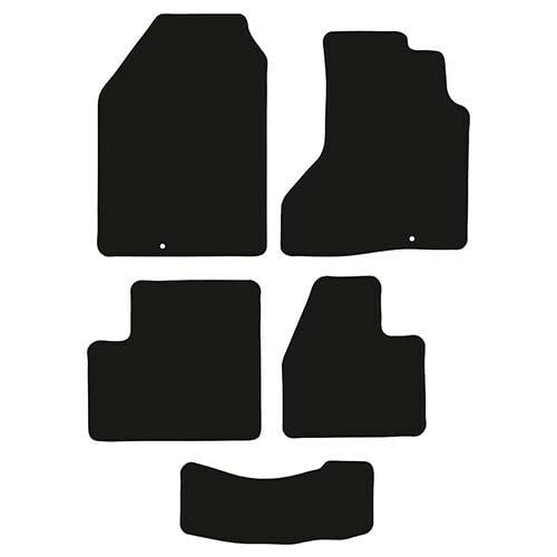 PCM- Car Floor Mats fits for NISSAN Sunny GTI-R Pulsar from (1990-1994) - Tailored Car Mats - Car Floor Mat, with Anti Slip Backing - 5 pcs Floor Mat
