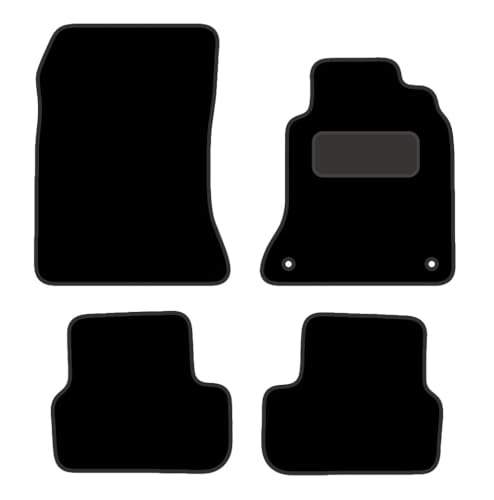 PCM - Car Floor Mats for Mercedes CLA (2013-2019) 2 CLIPS - Tailored Car Mats - Car Floor Mat, with Anti Slip Backing - 4 pcs Floor Mat Set