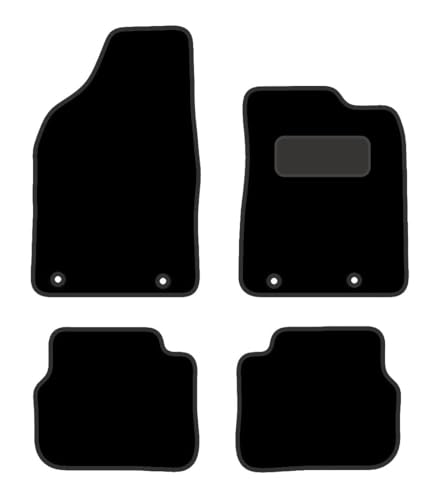 PCM - Car Floor Mats fits for CHRYSLER Delta 2011-2013 - Tailored Car Mats - Fitted With Clips & Granulated Backing - 4 pcs Floor Mat Set