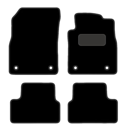 PRIME CAR MAT - Fits CHEVROLET Cruze 2009-2015 - Tailored Car Mats - Floor Mat, Fitted With Clips & Granulated Backing - EDGED WITH BLACK NYLON BINDING - 4 pcs Floor Mat Set