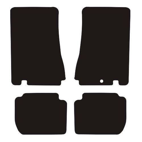 PCM- Car Floor Mats fits for Ford CAPRI from 1978-1988 - Tailored Car Mats - Car Floor Mat, with Anti Slip Backing - 4 pcs Floor Mat Set with 1 Clips