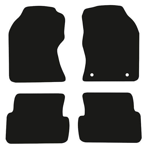 PCM- Car Floor Mats fits for Ford Focus Hatchback from 1998-2005 - Tailored Car Mats - Car Floor Mat, with Anti Slip Backing - 4 pcs Floor Mat Set with 2 Clips