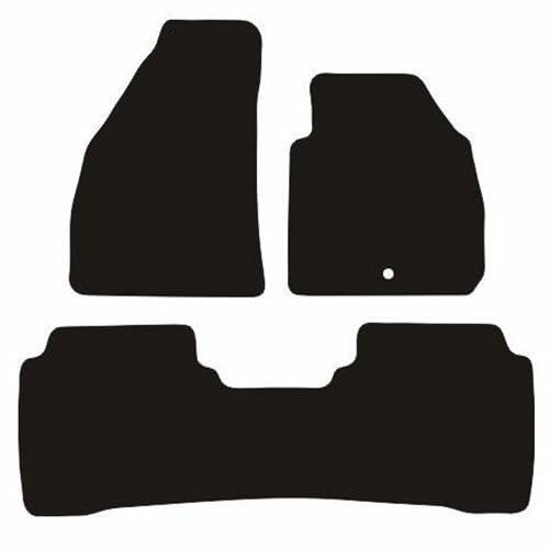 PCM- Car Floor Mats fits for Hyundai Santa Fe from 2001-2006 - Tailored Car Mats - Car Floor Mat, with Anti Slip Backing - 3 pcs Floor Mat Set with 1 Clip