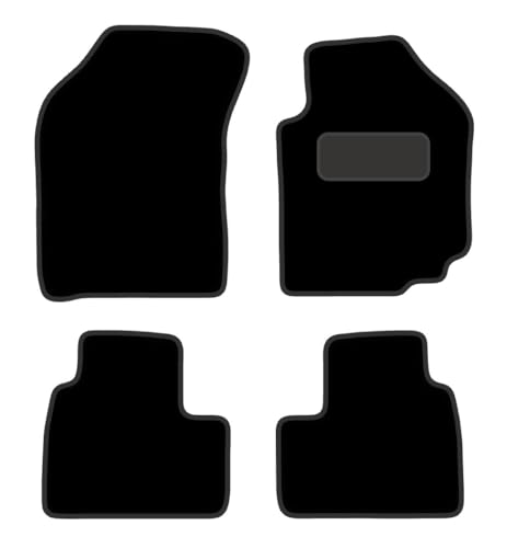 PCM- Car Floor Mats fits for SUZUKI Swift SX4 O CLIPS from (2006-2014) - Tailored Car Mats - Car Floor Mat, with Anti Slip Backing - 4 pcs Floor Mat Set
