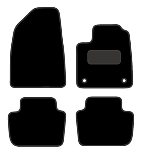 PCM- Car Floor Mats fits for MG 4 ELECTRIC from 2022 on - Tailored Car Mats - Car Floor Mat, with Anti Slip Backing - 4 pcs Floor Mat Set with 2 Clips