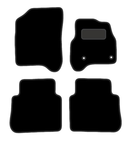 PRIME CAR MAT - FitsCITROEN C3 2009-2017 PICASSO - Tailored Car Mats - Floor Mat, Fitted With Clips & Granulated Backing - EDGED WITH BLACK NYLON BINDING - 4 pcs Floor Mat Set