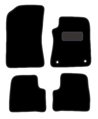 PRIME CAR MAT - Fits CITROEN C3 2016-Onwards - Tailored Car Mats - Floor Mat, Fitted With Clips & Granulated Backing - EDGED WITH BLACK NYLON BINDING - 4 pcs Floor Mat Set