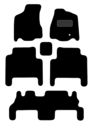 PRIME CAR MAT - Fits CHRYSLER Grand Voyager 2012-2015 - Tailored Car Mats - Waterproof, Fitted with Clips & Anti Slip Backing - 6 pcs Floor Mat Set