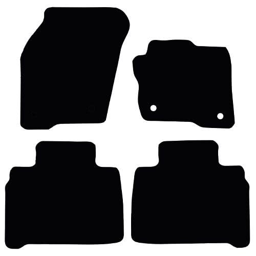 PCM- Car Floor Mats fits for Ford GALAXY ONLY 5 SEATER from 2015 ON - Tailored Car Mats - Car Floor Mat, with Anti Slip Backing - 4 pcs Floor Mat Set with 2 Clips