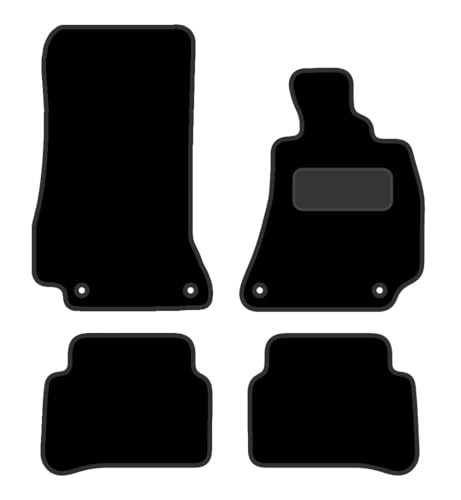 PCM - Car Floor Mats for Mercedes CLS (2018 - Present) 4 CLIPS - Tailored Car Mats - Car Floor Mat, with Anti Slip Backing - 4 pcs Floor Mat Set
