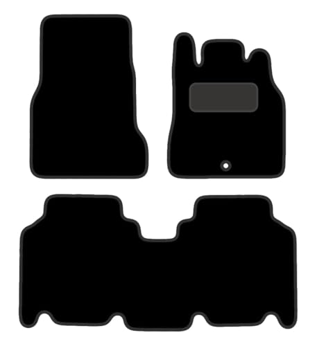 PCM Car Floor Mats for Mercedes A CLASS LWB (1998-2005) 1 CLIP - Tailored Car Mats - Floor Mat, Fitted With Clips & Granulated Backing - 3 pcs Floor Mat Set