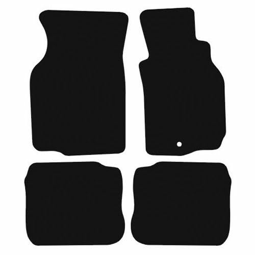 PCM- Car Floor Mats fits for Mitsubishi Lancer Evo IV from 1996-1998 - Tailored Car Mats - Car Floor Mat, with Anti Slip Backing - 4 pcs Floor Mat Set with 1 Clip