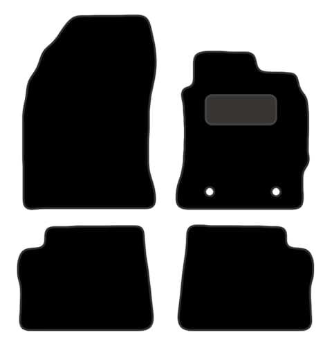PCM - Car Floor Mats for Auris Tourer (2016 on) 2 CLIPS - Tailored Car Mats - Car Floor Mat, with Anti Slip Backing - 4 pcs Floor Mat Set