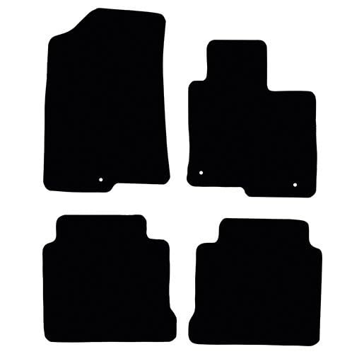 PCM - Car Floor Mats Compatible with KIA Optima from 2016 - Present - Tailored Car Mats with Non Slip Backing - 4 pcs Floor Mat Set with 3 Clips