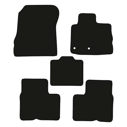 PRIME CAR MAT-Fits Renault GRAND SCENIC From 2016 ON - Taloried Mats-Waterproof, Non Slip Car Floor Mat, Fitted with Clips-4 pcs Floor Mat Set with 2 Clips