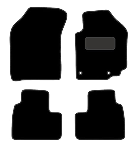 PCM- Car Floor Mats fits for SUZUKI Swift Automatic from (2004-2010) - Tailored Car Mats - Car Floor Mat, with Anti Slip Backing - 4 pcs Floor Mat Set with 2 Clips