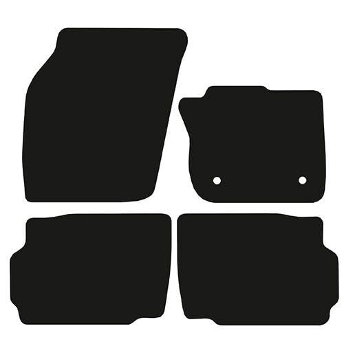 PCM- Car Floor Mats fits for Ford Mondeo Hybrid from 2019 ON - Tailored Car Mats - Car Floor Mat, with Anti Slip Backing - 4 pcs Floor Mat Set with 2 Clips