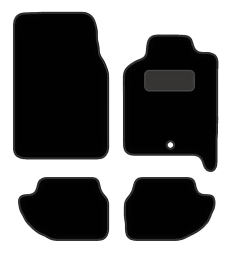 PCM-Car Floor Mats fits for Porche 924 from (1976-1998) - Tailored Car Mats - Car Floor Mat, with Anti Slip Backing - 4 pcs Floor Mat Set with 1 Clips