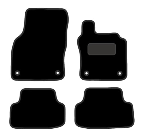 PRIME CAR MAT - Fits AUDI A3 & S3 5 DOORS SPORTSBECK 2012-2015 - Anti Slip Tailored Car Mats - Car Floor Mat, with Anti Slip Backing - 4 pcs Floor Mat Set