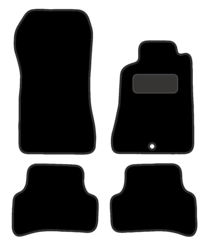 PCM - Car Floor Mats for Mercedes CLK (1996-2003) 1 CLIPS - Tailored Car Mats - Car Floor Mat, with Anti Slip Backing - 4 pcs Floor Mat Set