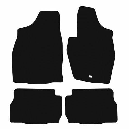 PCM- Car Floor Mats fits for Mitsubishi Pinin 3 Door from 2000-2005 - Tailored Car Mats - Car Floor Mat, with Anti Slip Backing - 4 pcs Floor Mat Set with 1 Clip