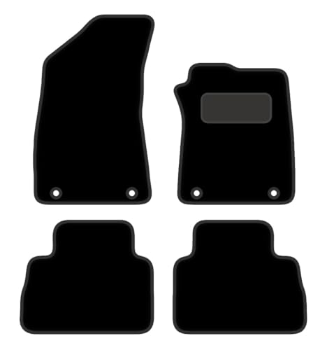 PCM- Car Floor Mats fits for MG ZS ELECTRIC EV From 2020 ON - Tailored Car Mats - Car Floor Mat, with Anti Slip Backing - 4 pcs Floor Mat Set with 4 Clips