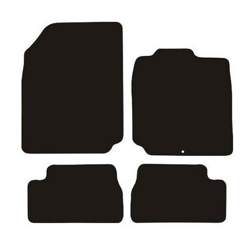 PCM- Car Floor Mats fits for NISSAN Micra from (2003-2010) - Tailored Car Mats - Car Floor Mat, with Anti Slip Backing - 4 pcs Floor Mat Set with 1 Clip