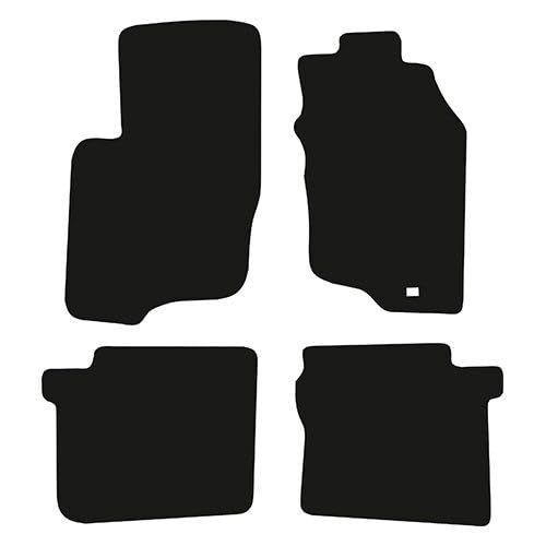 PRIME CAR MAT - Car Floor Mats fits for Mitsubishi Spacestar from 1998-2005 - Tailored Car Mats - Car Floor Mat, with Anti Slip Backing - 4 pcs Floor Mat Set with 1 Clip
