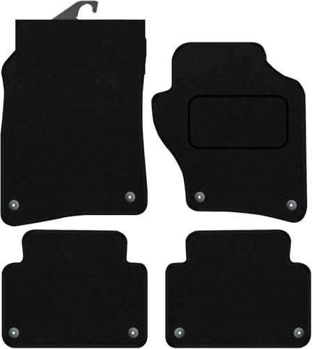 PRIME CAR MAT - Fits AUDI Q7 2006-2015 - Tailored Car Mats - Floor Mat, Fitted With Clips & Granulated Backing - EDGED WITH BLACK NYLON BINDING - 4 pcs Floor Mat Set