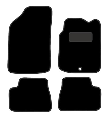 PRIME CAR MAT - Fits CITROEN C3 2002-2009 NOT PICASSO - Tailored Car Mats - Fitted With Clips & Granulated Backing - EDGED WITH BLACK NYLON BINDING - 4 pcs Floor Mat Set