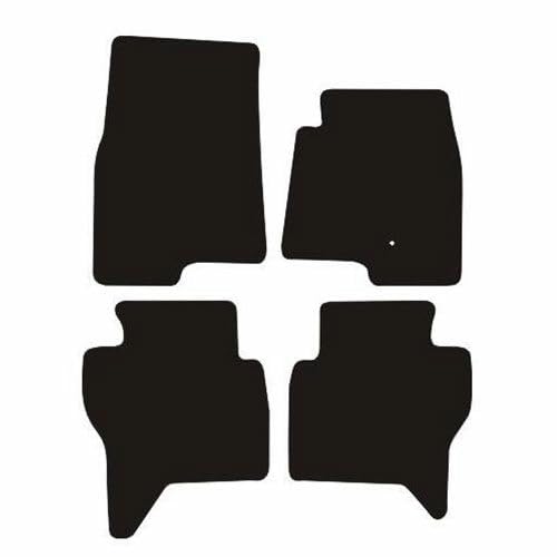 PCM- Car Floor Mats fits for Mitsubishi Shogun LWB from 1992-2000 - Tailored Car Mats - Car Floor Mat, with Anti Slip Backing - 4 pcs Floor Mat Set with 1 Clip